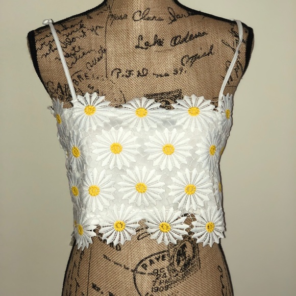 Daisy Floral Crop Top - Picture 4 of 6